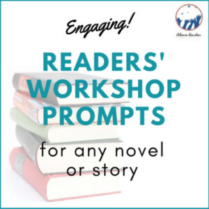 Reader's Workshop Reading Prompts Middle School ANY Text PRINT DIGITAL