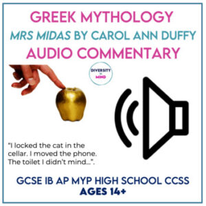 Greek Mythology Mrs Midas Poem ☞ Audio Commentary ☜ GCSE IB AP High School