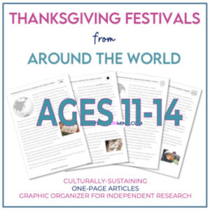 Thanksgiving Festivals Around The World Culturally Sustaining MIDDLE SCHOOL