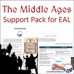 Medieval Middle Ages Support Pack for ESL / EAL / EAP